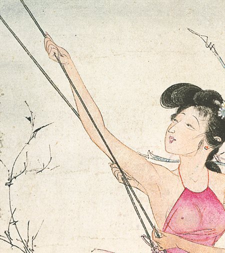 沙坪坝-胡也佛的仕女画和最知名的金瓶梅秘戏图